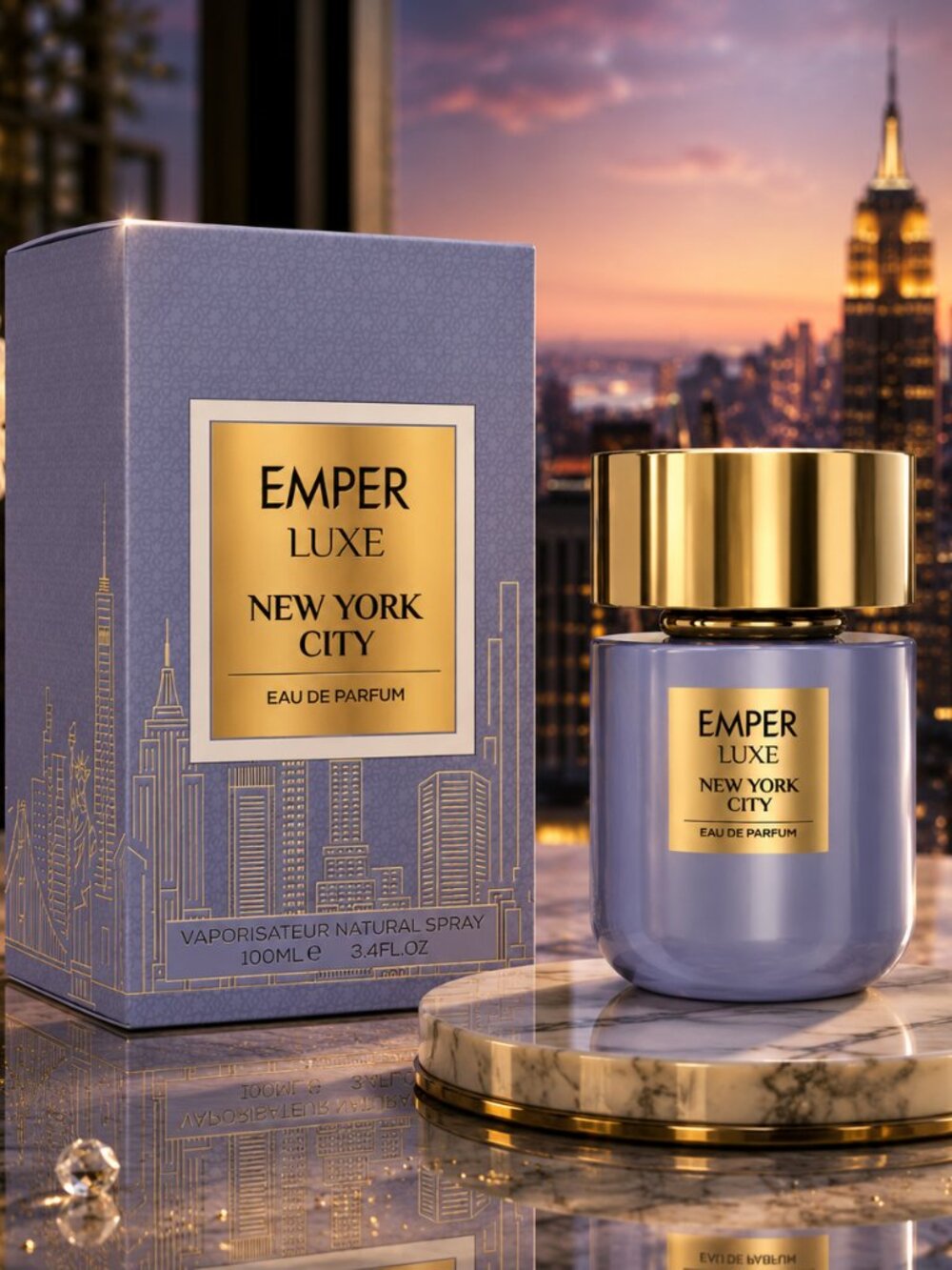 Emper Luxe New York City Eau de pafum Unisex 100ML 3.4 Oz
